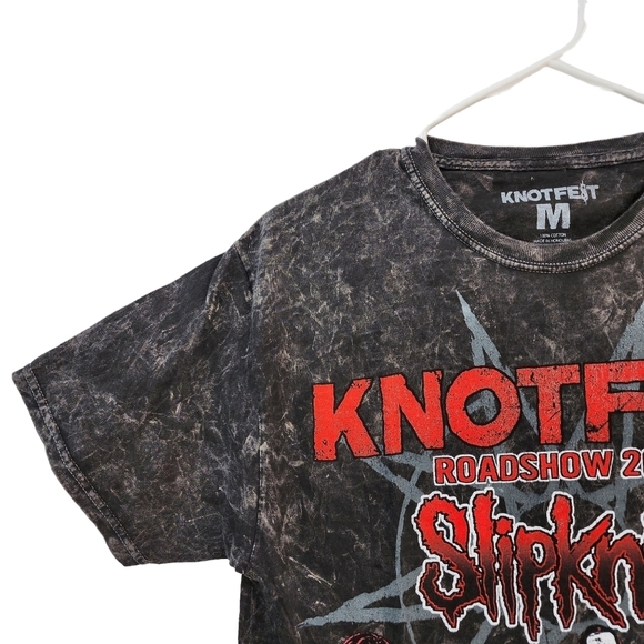 Knotfest Unisex Vintage Grey  Leg 2 Tour T-Shirt - M - Picture 3 of 5